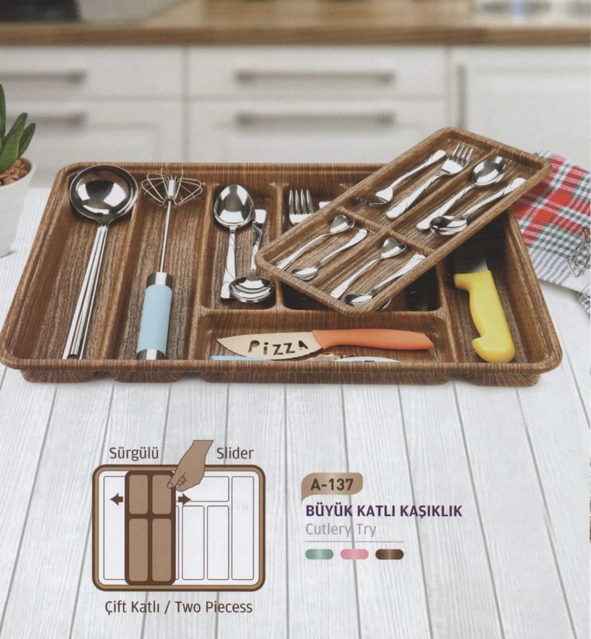 Organizer za ladicu sa dodatnim nastavkom